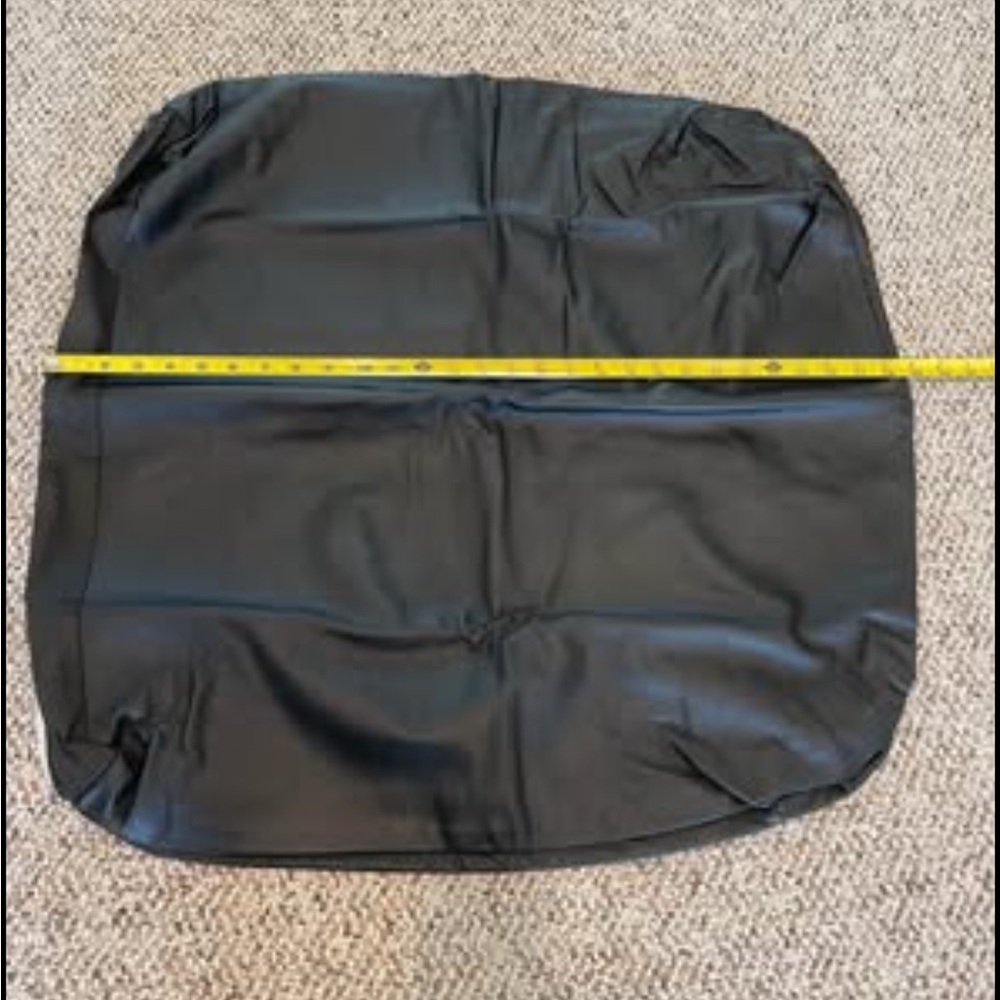 28” x 29” Black Leather For Projects